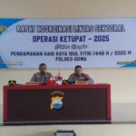 Polres Gowa Gelar Rapat Koordinasi Lintas Sektoral Operasi Ketupat 2025 