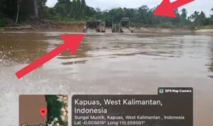 Tambang Emas Ilegal di Sungai Kapuas Terus Beroperasi, Penegak Hukum Diduga Tutup Mata