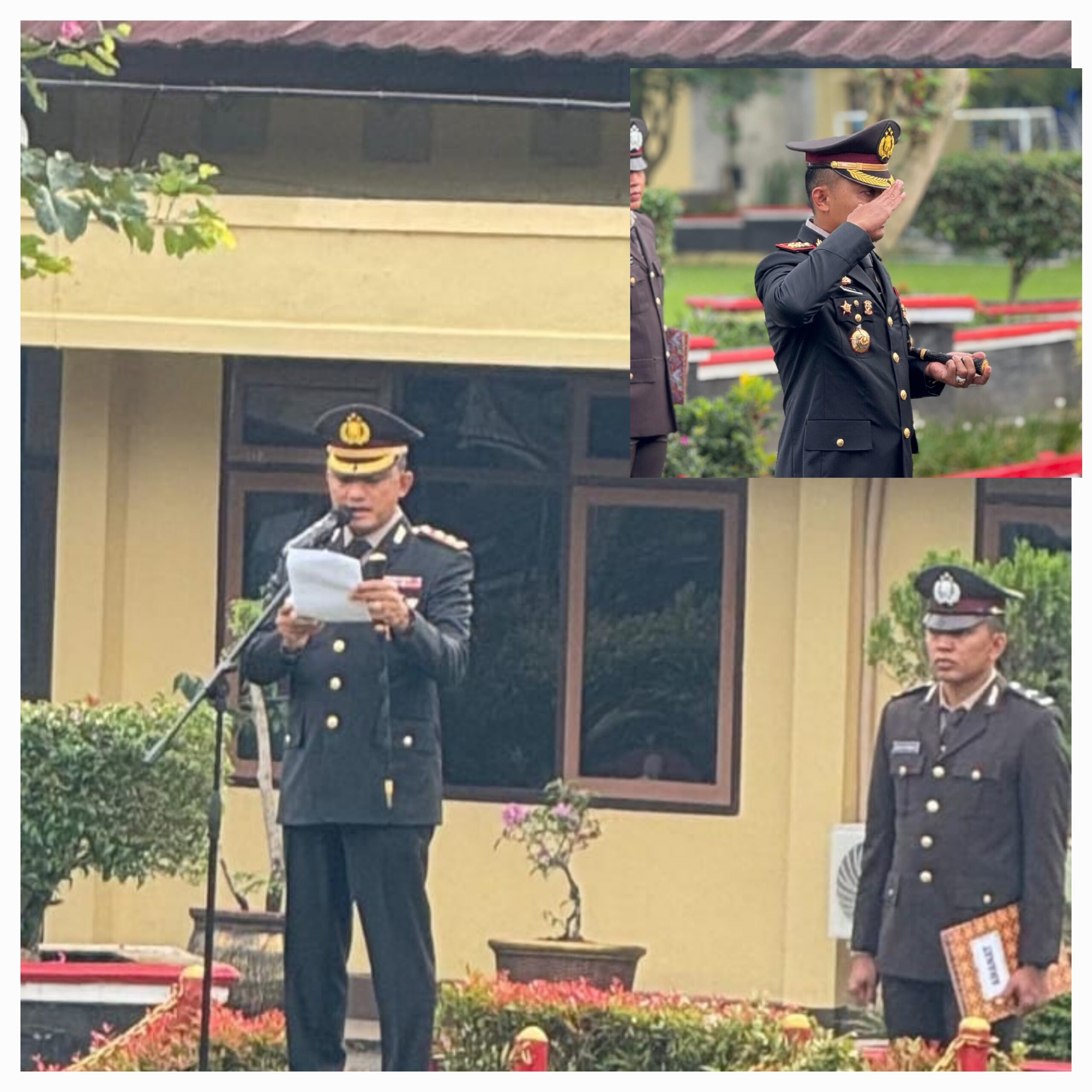 Kapolres Pagar Alam AKBP Erwin Aras Genda, SH,SIK.MT Pimpin upacara peringatan Hari Lahir Pancasila 1 Juni 2025
