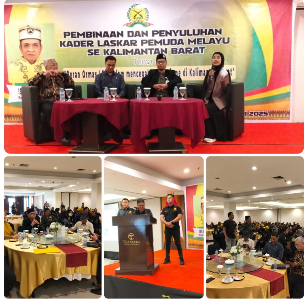 Ratusan Anggota Laskar Pemuda Melayu Ikuti Pembinaan Pencegahan Premanisme di Pontianak