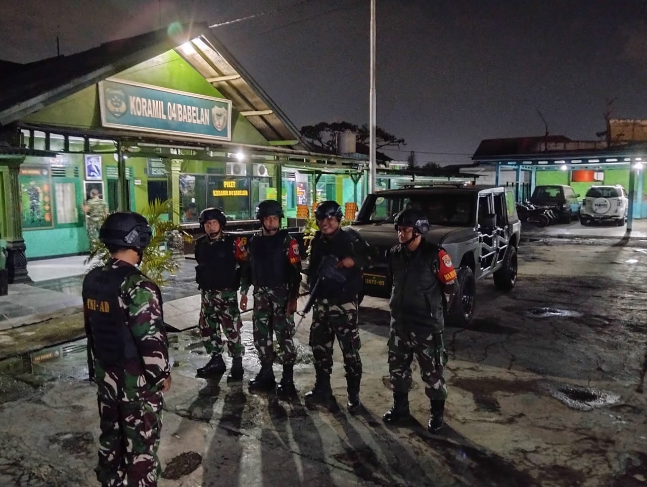 Patroli Malam Koramil 04 Babelan , Sinergi TNI dan Pemda Untuk Keamanan Generasi Muda