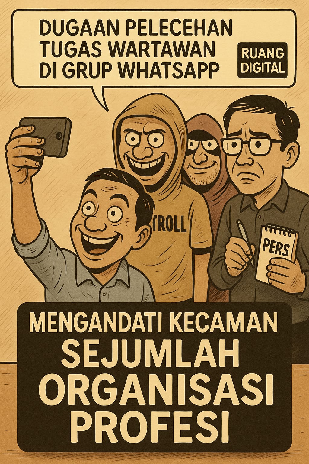 Pernyataan di Grup WhatsApp SRM Dinilai Melecehkan Profesi Wartawan, Jurnalis Tuntut Klarifikasi