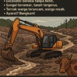 Terungkap : Dugaan Aparat Bekingi Tambang Ilegal di Capkala, Kalbar!