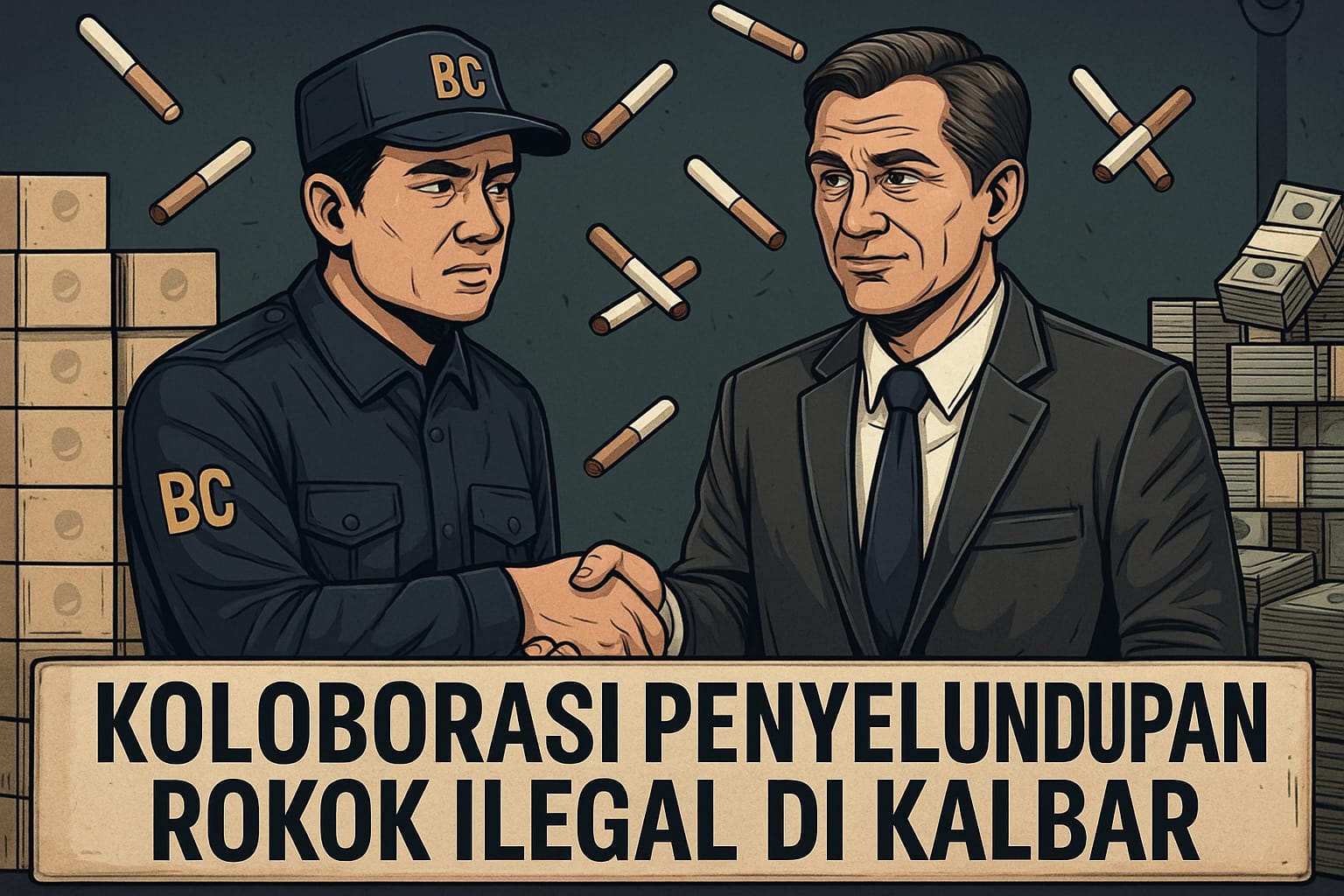 PENINDAKAN ROKOK ILEGAL MANDEK : PUBLIK PERTANYAKAN KINERJA APH DAN BEA CUKAI, DESAK TINDAKAN TEGAS DAN TRANSPARAN
