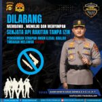 Polres Pagaralam Imbau Warga Serahkan Senjata Api Ilegal Demi Keamanan Bersama
