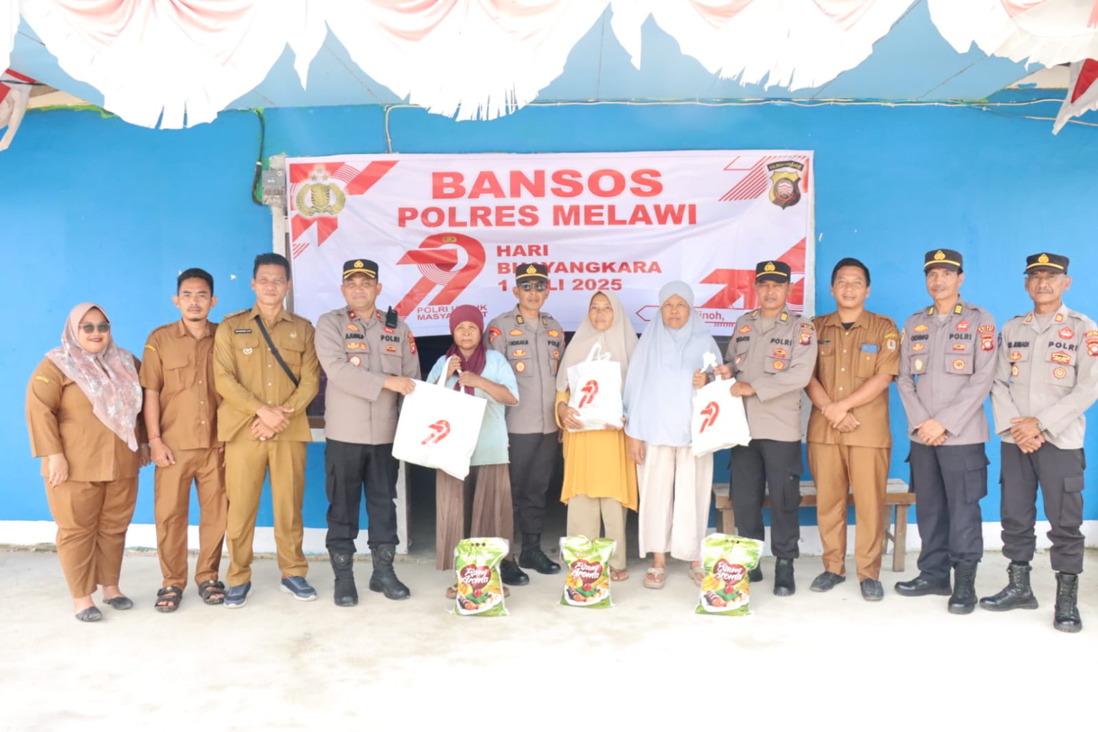 Kades Tanjung Sari Sampaikan Ucapan “Terima Kasih Polri”