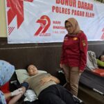 Polres Pagar Alam Gelar Donor Darah Sambut Hari Bhayangkara ke-79, Ratusan Personel Ambil Bagian