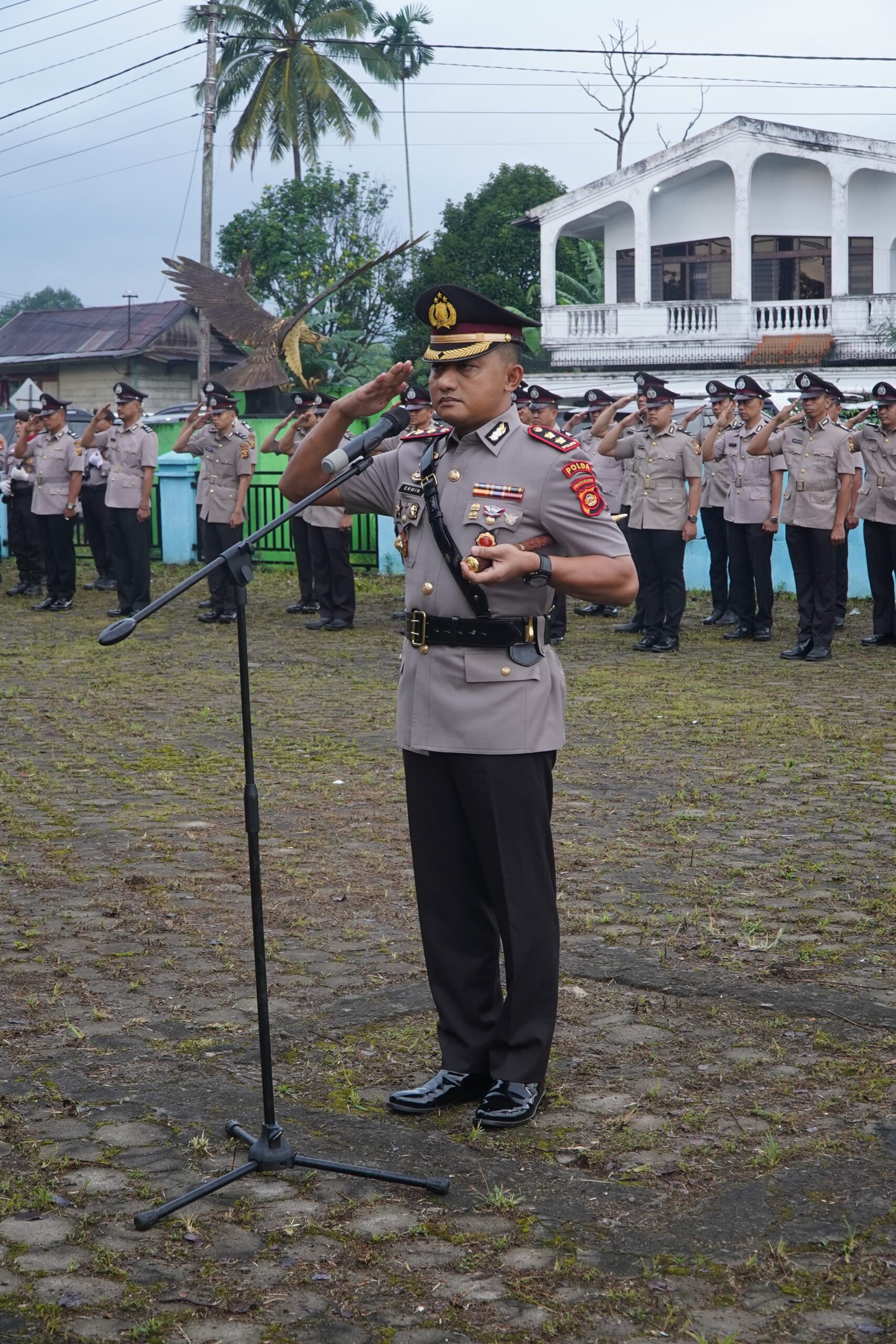 Polres Pagaralam Laksanakan Ziarah di Taman Makam Pahlawan Peringati Hari Bhayangkara ke-79