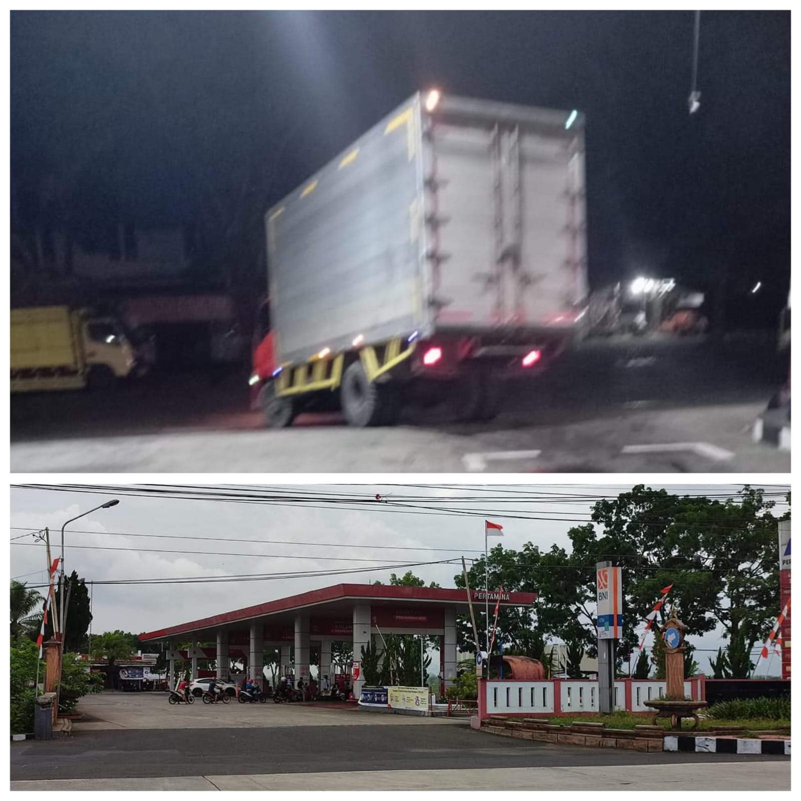 Armada Pengangsur Solar Subsidi Terpantau Jelas di SPBU Pertamina 44.533.06 Kalimanah. Diduga Milik WR Mafia BBM Yang Sama Mengangsur di Beberapa SPBU Lainnya