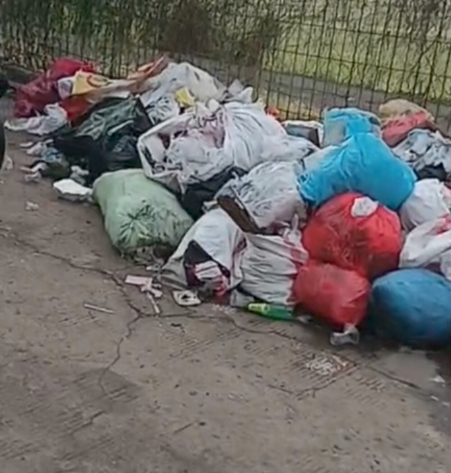 Tumpukan Sampah di Pasar Subuh Tramo Maros Mengeluarkan Bau Tak Sedap, Pedangang Berharap Segera di Angkut