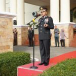 Upacara Peringatan HUT Bhayangkara ke-79 Polres Pagaralam Berlangsung Khidmat