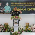 Penambahan Bangunan Kantor Persit KCK PD XII/Tpr di Resmikan Pangdam