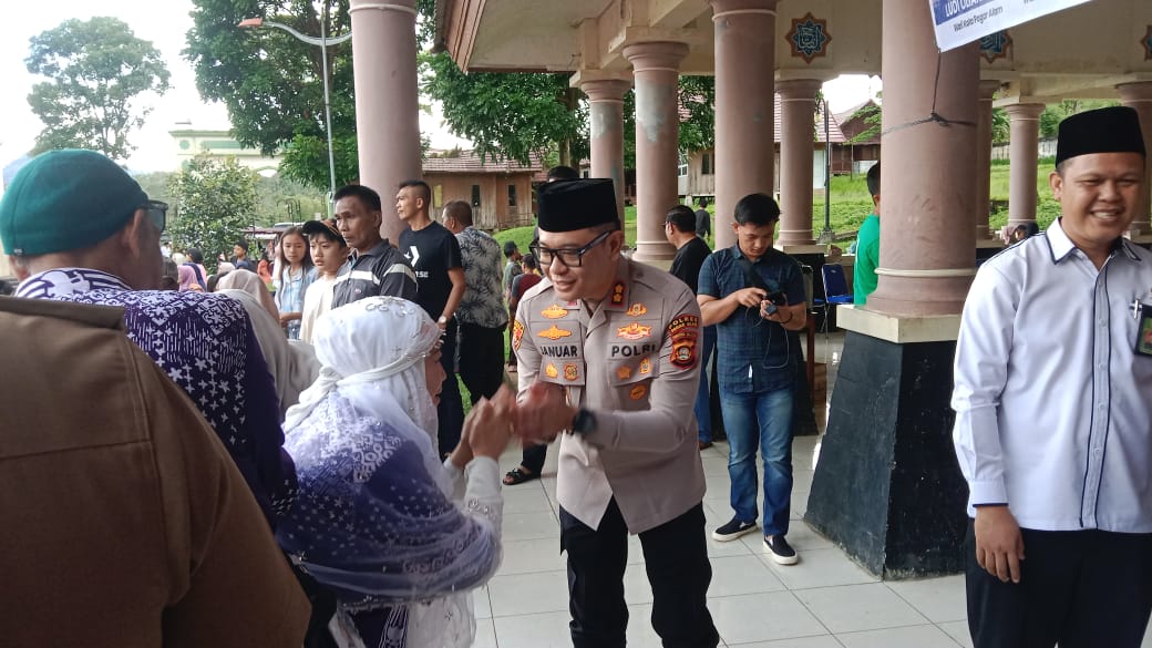 Kepulangan Jamaah Haji Disambut Hangat di Pagaralam, Kapolres Pastikan Keamanan Terjaga
