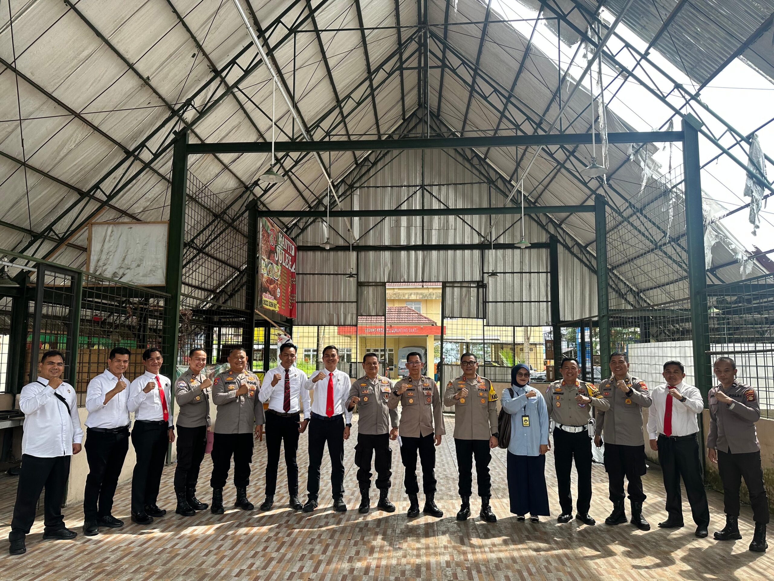 Aula Polres Pagaralam Disulap Jadi Dapur Gizi untuk Cetak Generasi bangsa yang Unggul