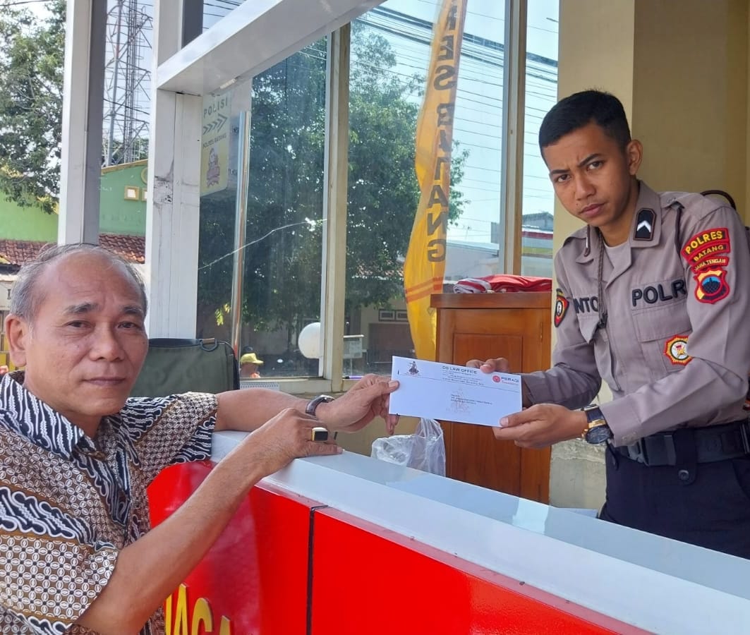 KUASA HUKUM KORBAN PERTANYAKAN KINERJA TEAM RESKRIM POLRES BATANG