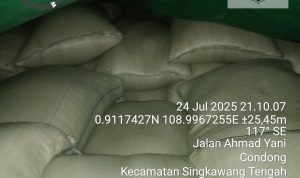 Satgas Pangan Polda Kalbar Amankan Truk Bermuatan Beras Ilegal di Singkawang