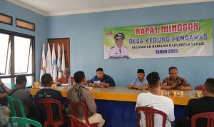 Kades Nasarudin Pimpin Pembentukan Panitia HUT RI dan Hari Jadi Bekasi di Desa Kedung Pengawas