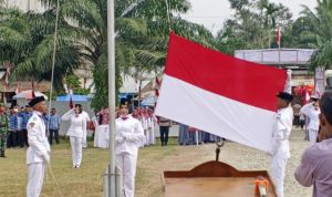 Upacara HUT RI Ke-80 di Kecamatan Banda Alam Berlangsung Khidmat