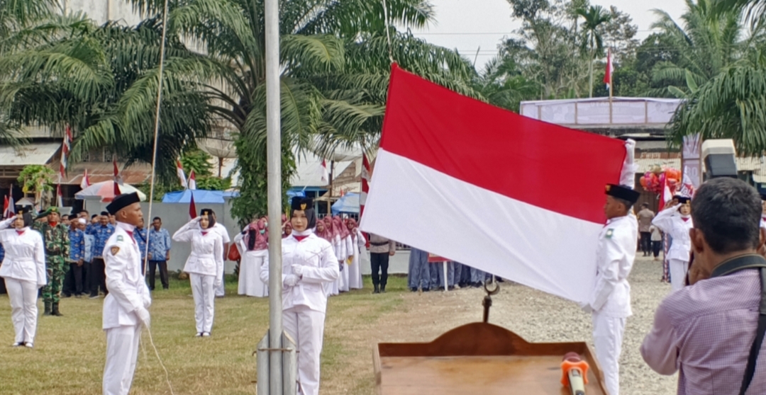 Upacara HUT RI Ke-80 di Kecamatan Banda Alam Berlangsung Khidmat