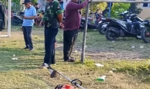 Turnamen Sepak Bola Antar RW Digelar, Warga Kedung Pengawas Mulai Bersih-bersih di Nasa Stadion