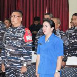 Danlantamal IX Ambon Didampingi Ketua Korcab IX DJA III Ikuti Pengarahan Pembina dan Ketua Daerah Jalasenastri Armada III