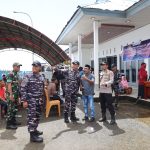 Lantamal IX Ambon Bekerjasama Dengan Bank Indonesia Laksanakan Bakti Sosial Kesehatan dan Sosialisasi Cinta, Bangga, Paham Rupiah di Pelabuhan Amnalau
