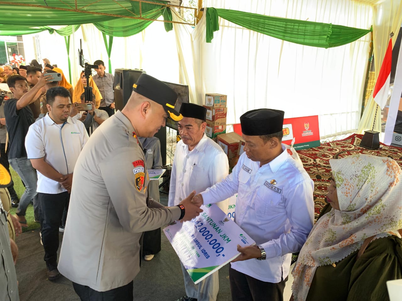 Kapolres Pinrang Hadiri Peresmian Kantor Baznas Pinrang