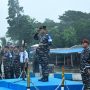 Ditengah Guyuran Hujan, Pangkoarmada III Pimpin Apel Gelar Pasukan Latihan SAR di Dermaga Irian Lantamal IX Ambon