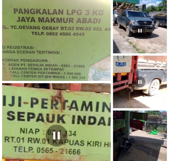 Pangkalan Gas Diputus Sepihak, Diduga Ada Permainan Agen Nakal di Sintang