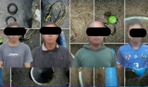 Polres Sekadu Gulung 4 Pekerja Penambang Emas Ilegal di Sungai Sekadau