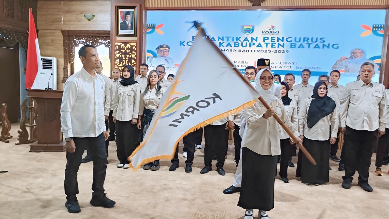 Serikandi cantik”LUTFIATI MUFLICHAH”Resmi Dilantik sebagai Ketua KORMI kab.batang Periode 2025 – 2029 Siap Gairahkan Olahraga Masyarakat”
