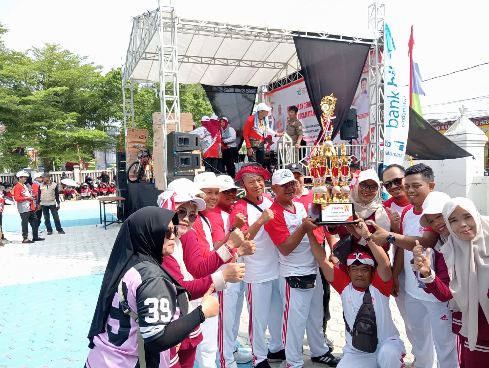Meraih Juara Bergengsi Katagori Lomba Desa Dan Kampung Bersih, Kades Satria Jaya Optimis Bisa mempertahanka