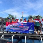 Tingkatkan Jiwa Nasionalisme Sambut HUT Ke-80 Republik Indonesia, Lanal Banjarmasin Bagikan 1.000 Bendera Merah Putih