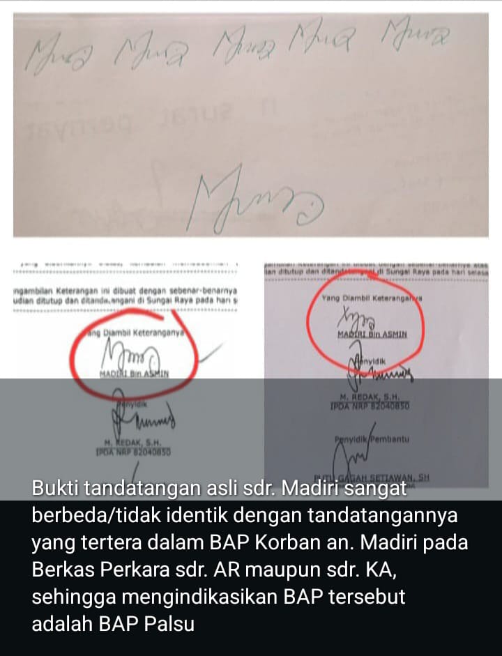 Sidang PK PN Mempawah Ungkap BAP Korban Palsu, Dakwaan dan Putusan Dinilai Cacat Hukum