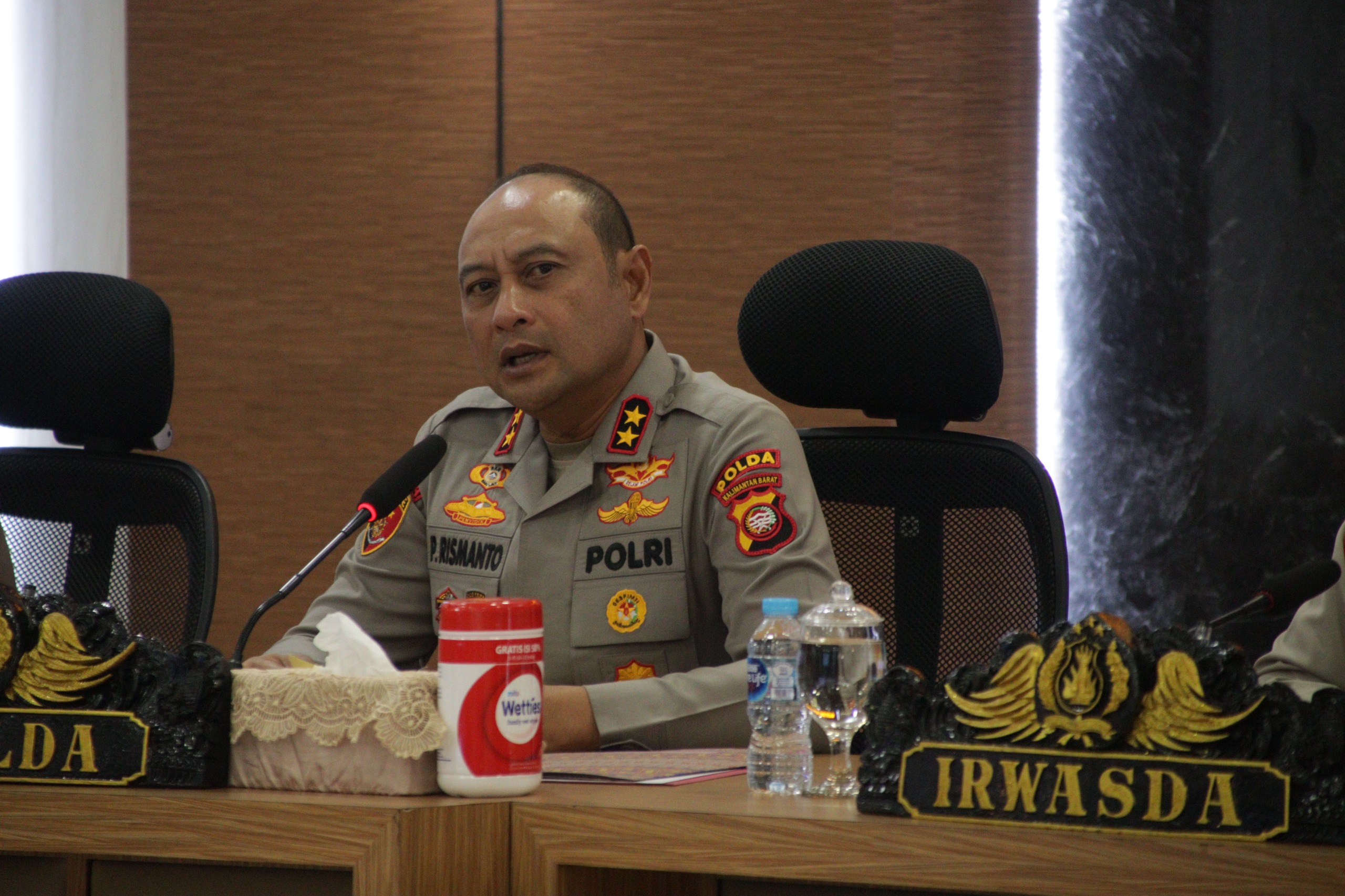 Kapolda Kalbar Pimpin Anev Gelar Operasional Triwulan II 2025 dan Ketahanan Pangan