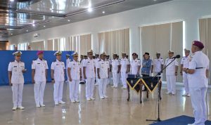 Danlantamal I Belawan Pimpin Pengukuhan Danlanal Sabang
