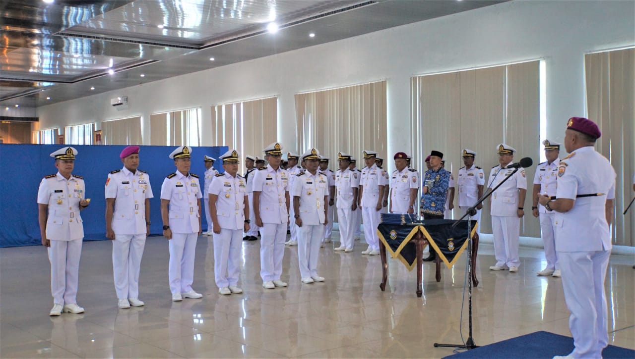 Danlantamal I Belawan Pimpin Pengukuhan Danlanal Sabang