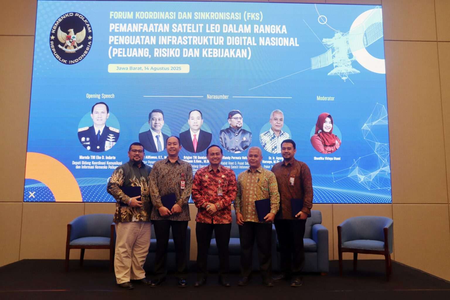 Kemenko Polkam: Satelit Orbit Rendah Jadi Game Changer Penguatan Infrastruktur Digital Nasional
