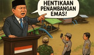 Prabowo Tabuh Genderang Perang: 1.063 Tambang Ilegal Diburu, Kalbar Jadi Sorotan