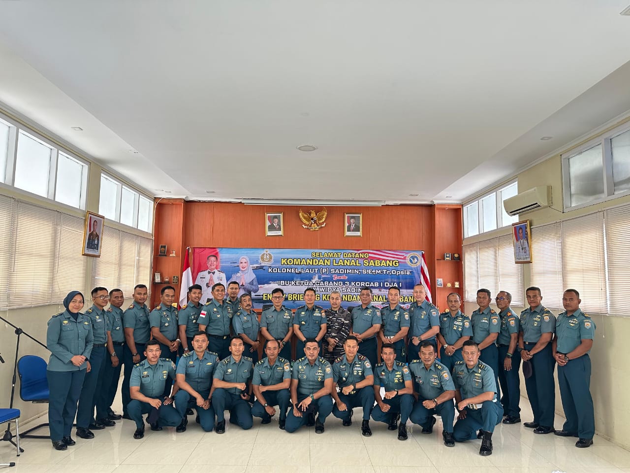 Setelah Resmi Menjabat Komandan Lanal Sabang, Kolonel Laut (P) Sadimin Laksanakan Entry Briefing