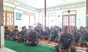 Danlanal Simeulue Beserta Prajurit Laksanakan Do’a Bersama Dalam Rangka Memperingati HUT Ke-80 RI