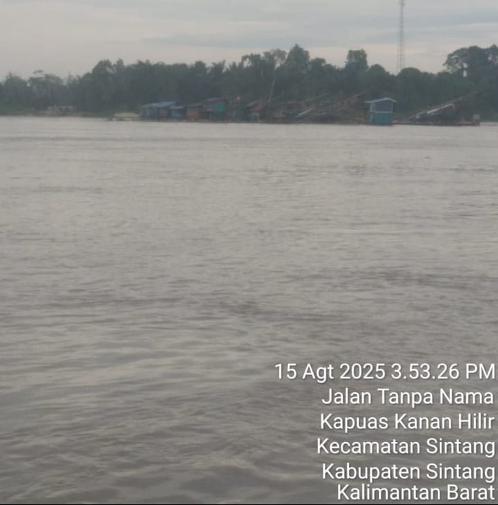 Pelaku PETI Inisial DT Diduga Kebal Hukum, Warga Sintang Tagih Ketegasan Aparat