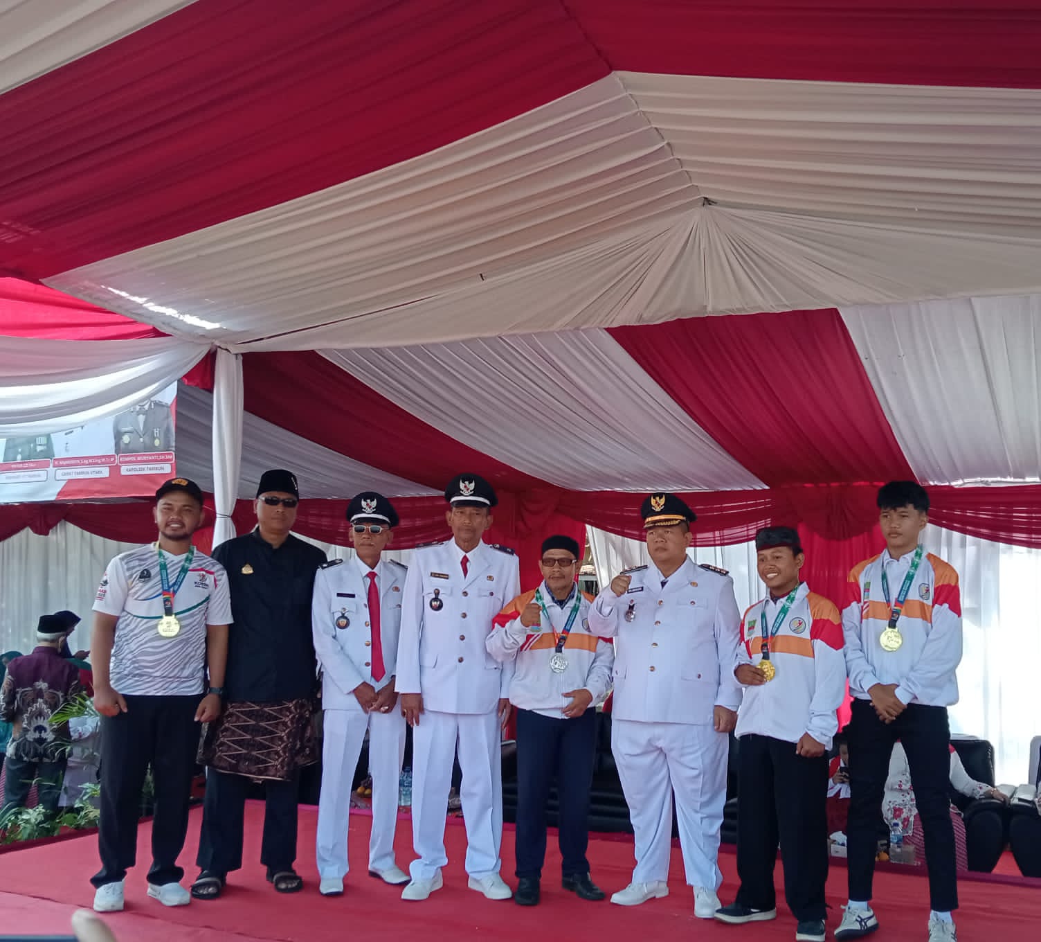 Forkopimcam Tambun Utara Sukses Menggelar Upacara Detik Detik Kemerdekaan Republik Indonesia Yang Ke-80
