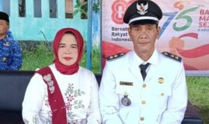 Sukses dan Meriah, Pemdes Buni Bakti Gelar Upacara HUT RI ke-80 di Lapangan Desa