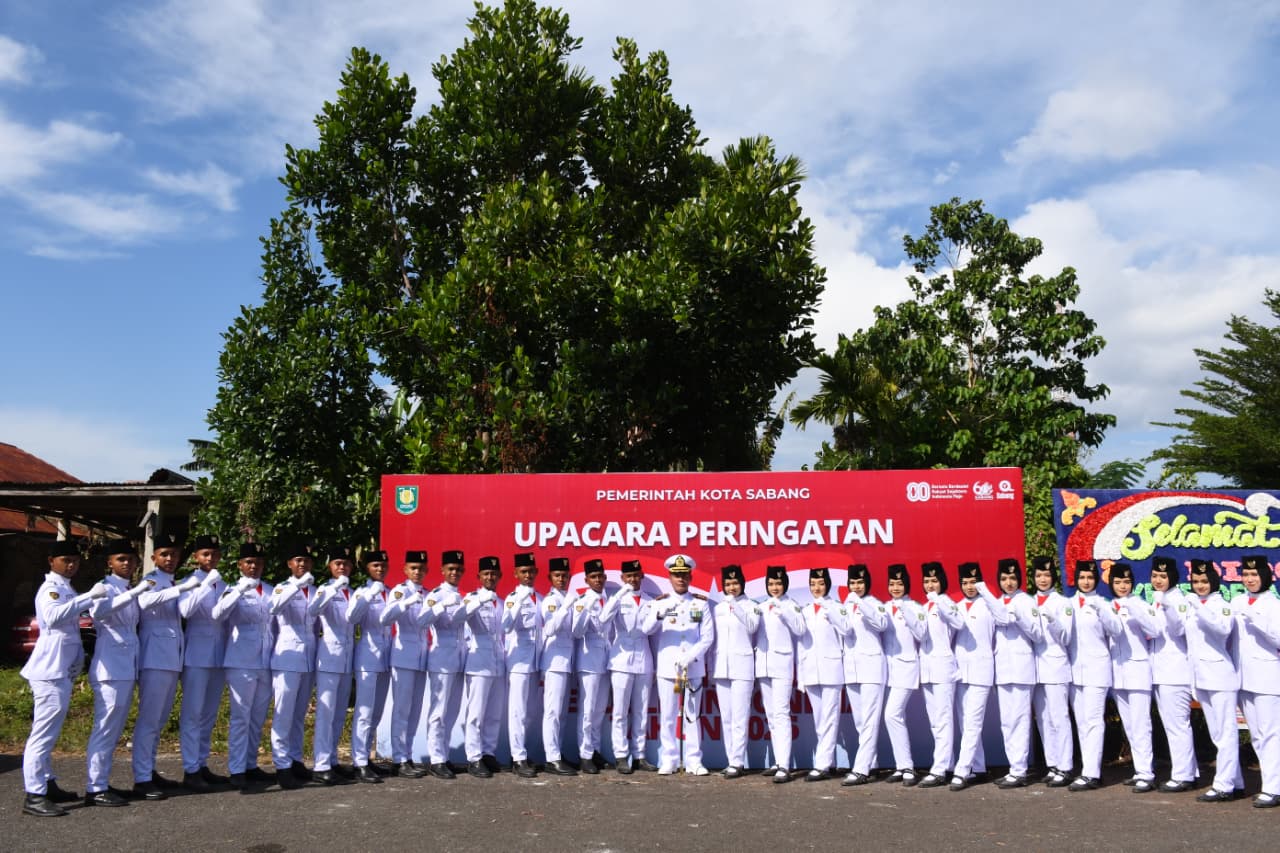Komandan Lanal Sabang Hadiri Upacara HUT Ke-80 RI