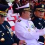 Komandan Lanal Bandung Ikuti Upacara Penurunan Bendera Merah Putih Dalam Rangka Hut Ke-80 Kemerdekaan Republik Indonesia Tingkat Provinsi Jawa Barat Tahun 2025