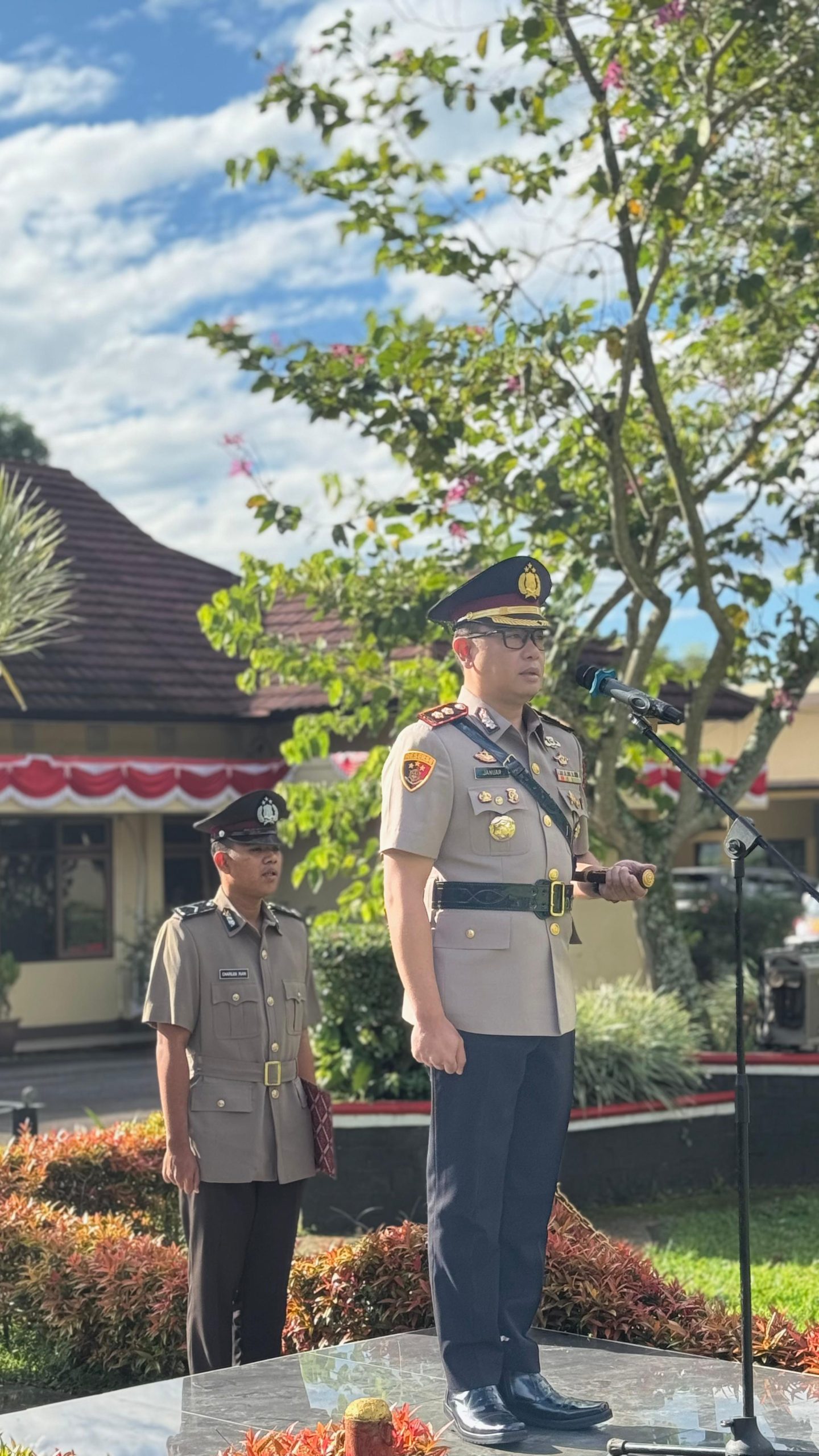 Kapolres Pagaralam Pimpin Upacara Hari Juang Polri, Teguhkan Semangat Pengabdian