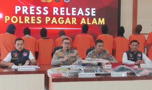 Polres Pagar Alam Ungkap 11 Kasus Narkoba, Selamatkan 2.511 Jiwa dari Bahaya Narkotika