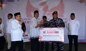 TNI AL Bersama Hidir Foundantio, Kementrerian dan Lembaga Negara Gelar Sedekah Kemerdekaan, 8000 Anak Yatim Priangan Jawa Barat