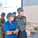 Danlanal Simeulue dan Ketua Cabang 8 Daerah Kodaeral I Gabungan Jalasenastri Koarmada RI Tinjau Dapur Makan Bergizi Gratis di Kecamatan Simeulue Timur